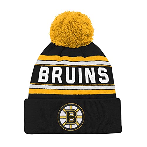 Outerstuff Kinder NHL Wintermütze - Jacquard Cuff Boston Bruins von Outerstuff