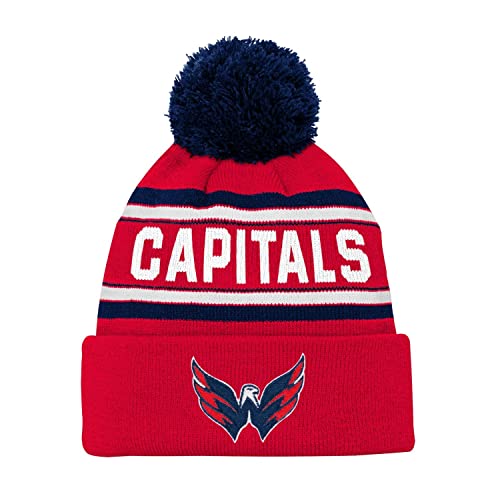 Outerstuff Kinder NHL Wintermütze - Jacquard Cuff Washington Capitals von Outerstuff