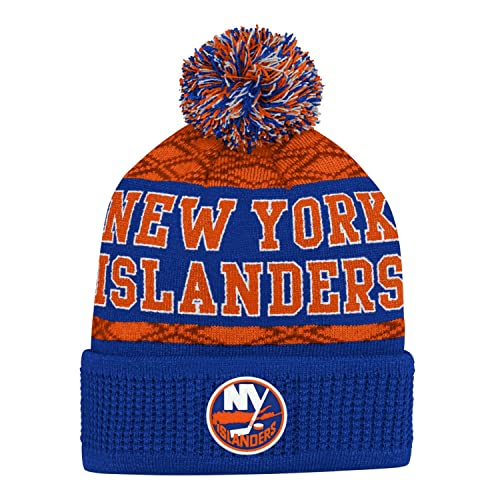 Outerstuff Kinder NHL Wintermütze - Puck Pattern New York Islanders von Outerstuff