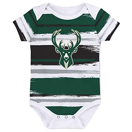 Outerstuff Milwaukee Bucks NBA Team Favorites SS Creeper Green Bodysuit Infant - 12 Monate von Outerstuff
