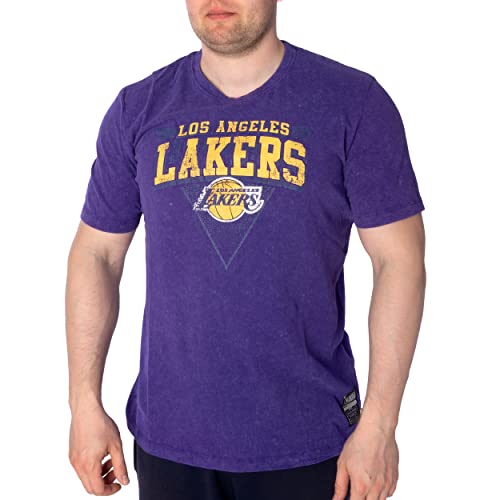 Outerstuff NBA Los Angeles Lakers 6 Lebron James T-Shirt Herren lila L von Outerstuff