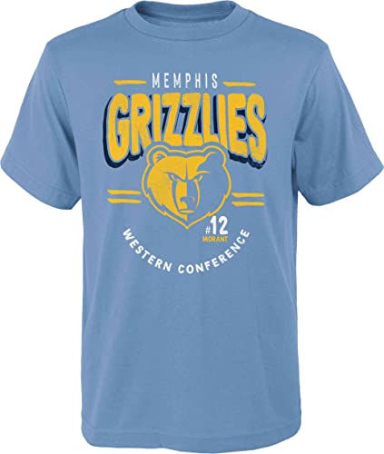 Outerstuff - NBA Memphis Grizzlies First String Morant T-Shirt Farbe Blau, Größe 3XL von Outerstuff