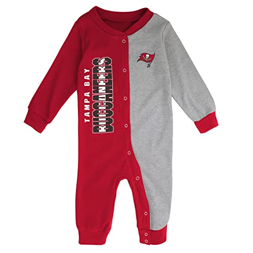 Outerstuff NFL Fleece Baby Coverall - Tampa Bay Buccaneers - 12M von Outerstuff