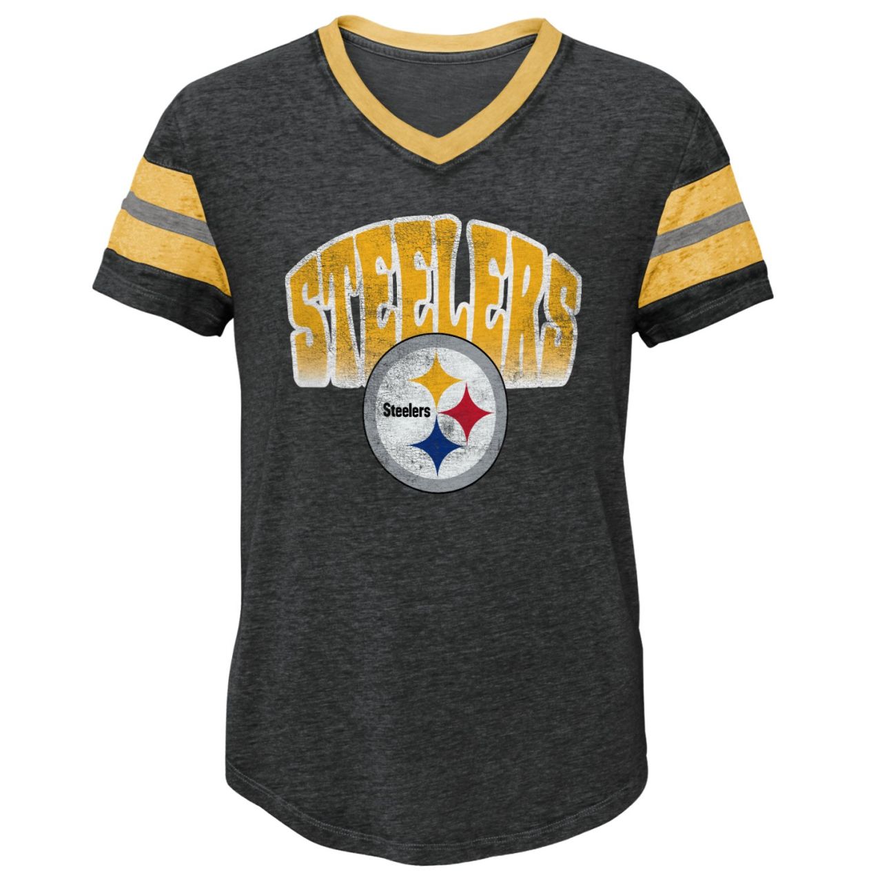 Outerstuff NFL Mädchen Top - WAVE Pittsburgh Steelers von Outerstuff