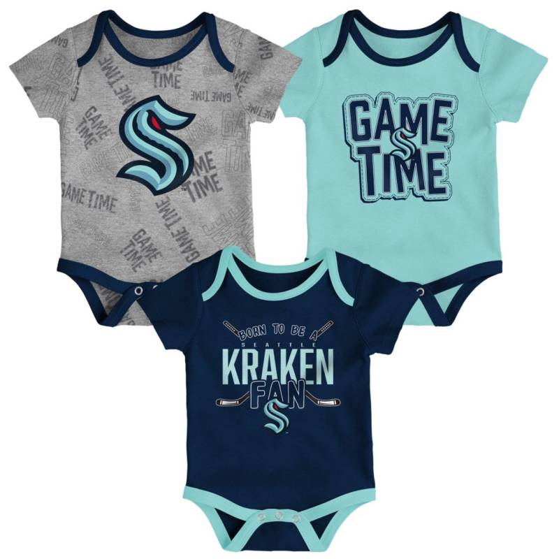 Outerstuff NHL Baby 3er Body-Set Seattle Kraken von Outerstuff