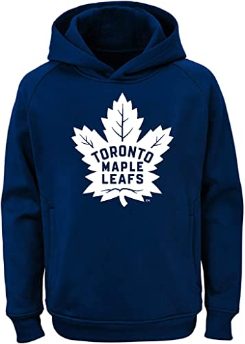 Outerstuff NHL Youth 8-20 Team Color Performance Primary Logo Pullover Sweatshirt Hoodie, Toronto Maple Leafs Navy, 14-16 von Outerstuff