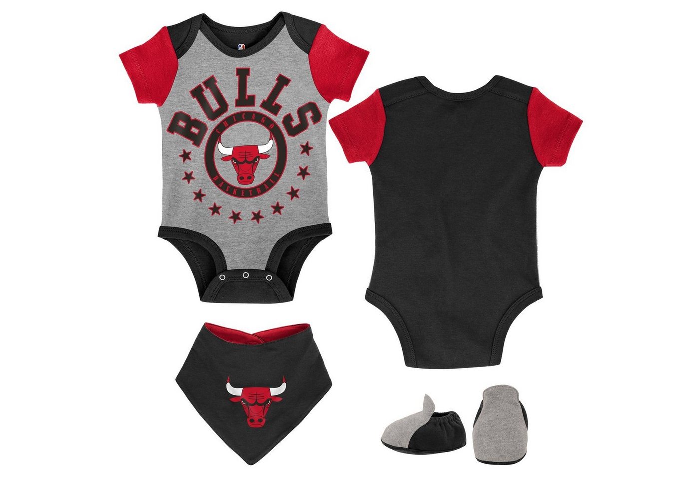 Outerstuff Print-Shirt NBA Bib & Bootie Set Chicago Bulls von Outerstuff