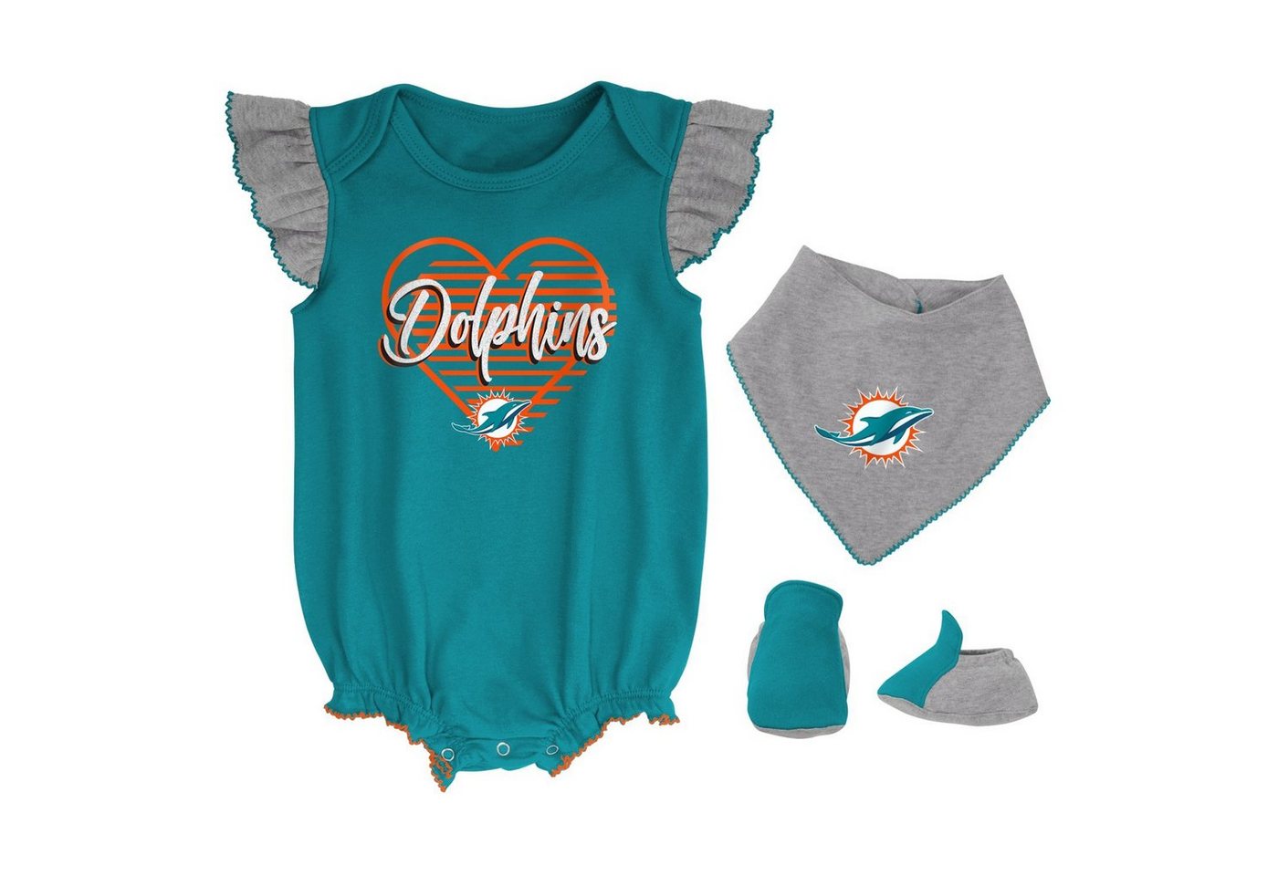 Outerstuff Print-Shirt NFL 3er Set Miami Dolphins von Outerstuff