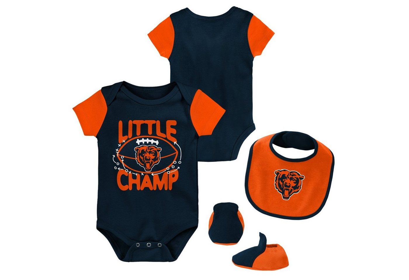 Outerstuff Print-Shirt Outerstuff Bib & Bootie Set Chicago Bears von Outerstuff