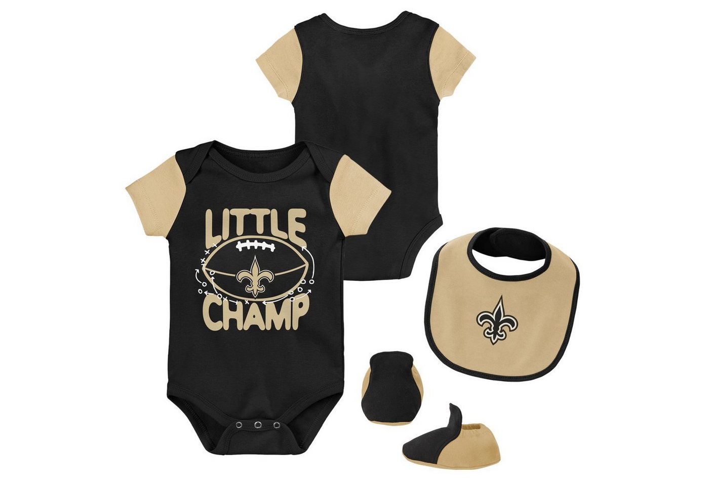 Outerstuff Print-Shirt Outerstuff Bib & Bootie Set New Orleans Saints von Outerstuff