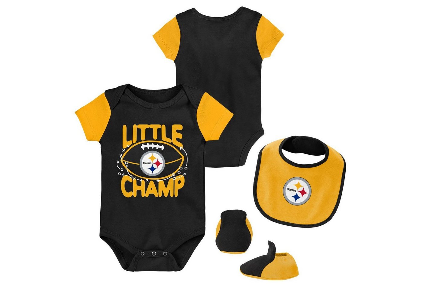 Outerstuff Print-Shirt Outerstuff Bib & Bootie Set Pittsburgh Steelers von Outerstuff