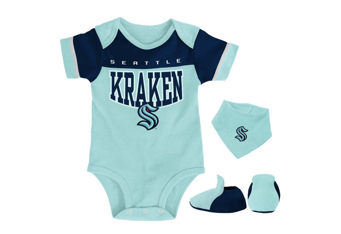 Outerstuff Print-Shirt Outerstuff Bib & Bootie Set Seattle Kraken von Outerstuff