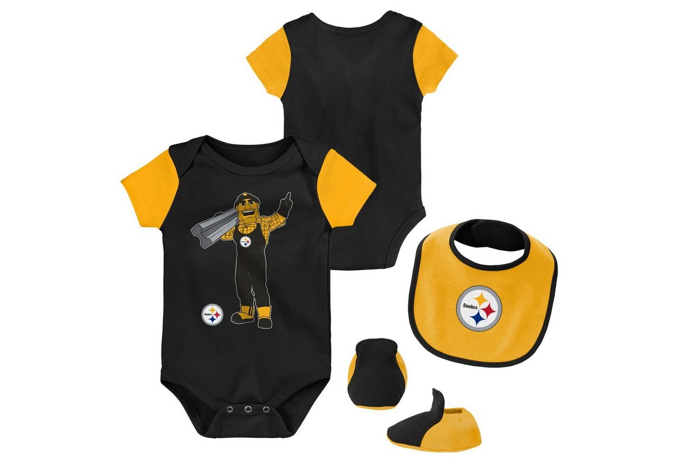 Outerstuff Print-Shirt Outerstuff Mascot Bootie Set Pittsburgh Steelers von Outerstuff