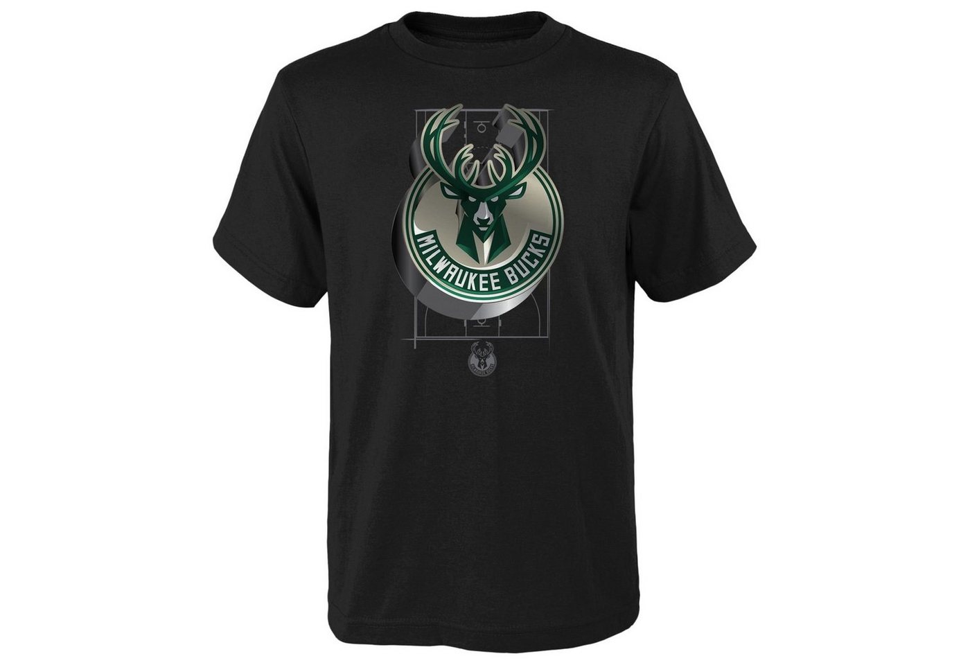 Outerstuff Print-Shirt Outerstuff NBA 3D LOGO Milwaukee Bucks von Outerstuff