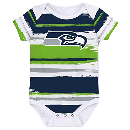 Outerstuff Seattle Seahawks NFL Team Favorites SS Creeper Navy Bodysuit Infant - 24 Monate von Outerstuff