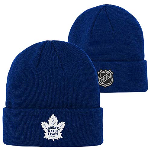 Outerstuff Toronto Maple Leafs Cuff Knit Kids Beanie Beany Children Size von Outerstuff