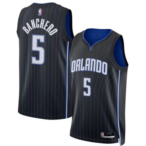 Paolo Banchero Orlando Magic NBA Kinder Jugend 8-20 Black Icon Edition Swingman Trikot, Schwarz, 8 von Outerstuff
