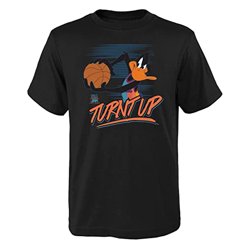 Space Jam Kinder T-Shirt Turnt Up A New Legacy Youth Size NBA Daffy Duck (S) von Outerstuff