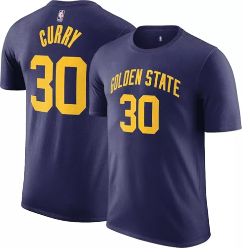 Stephen Curry Golden State Warriors NBA Kids Youth 4-20 Navy Statement Edition Performance Jersey T-Shirt, Stephen Curry Golden State Warriors Navy, 10-12 von Outerstuff