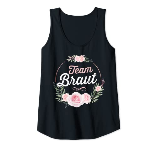 Damen Team Braut T-Shirt JGA Outfit Junggesellenabschied Frauen Tank Top von Outfit Team Braut T-Shirts JGA Frauen