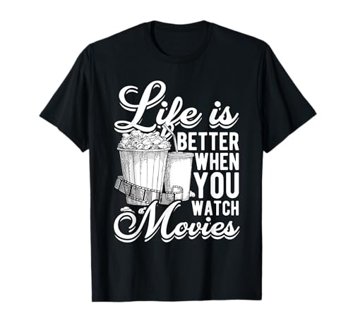 Das Leben ist Besser, wenn Man Filme Sieht T-Shirt von Outfit für den Familienfilmabend