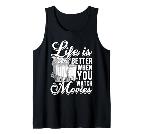 Das Leben ist Besser, wenn Man Filme Sieht Tank Top von Outfit für den Familienfilmabend