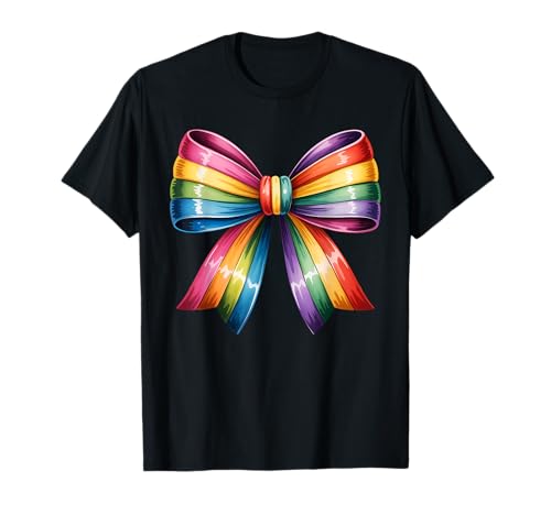 Coquette Bow LGBTQ Gay Pride Month Ally unterstützt Kinder und Mädchen T-Shirt Coquette Bow LGBTQ Gay Pride Month Ally unterstützt Kinder und Mädchen T-Shirt von Outfits for LGBT Pride Month.