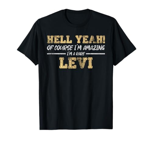 Levi Erstaunliches Geschenk für Herren Personal Levi T-Shirt von Outfits for Levi