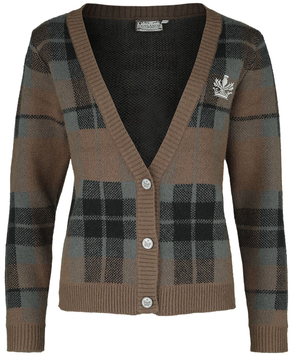 Outlander Fraser Tartan Cardigan multicolor in M von Outlander