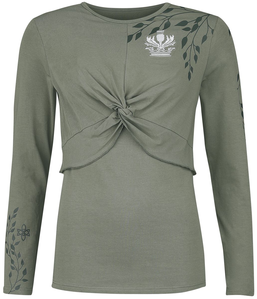 Outlander Outlander Langarmshirt oliv in M von Outlander