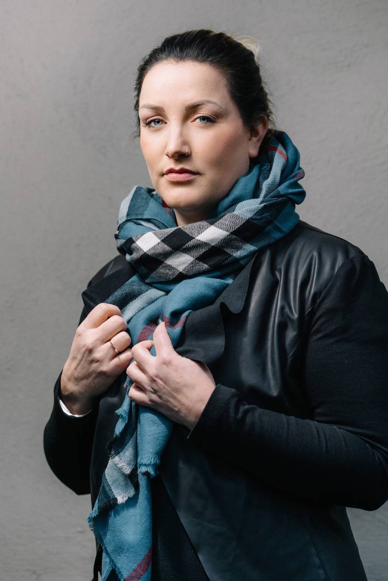 Outlander Schal // Tartan Karos Jeansblau Outlander Schal // Tartan Karos Jeansblau von OutlanderScarvesArt