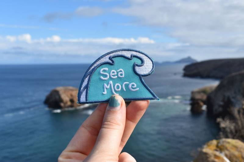 Sea More Patch - Surfer-Abzeichen Zum Aufbügeln Ozean-Rucksack-Patches von OutlandishGoodsCo