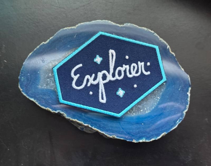 Weltall Flicken Zum Aufbügeln - Glow in The Dark von OutlandishGoodsCo