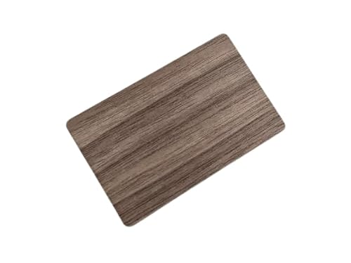 OUTLETISSIMO® 10 Stück NTAG216 NFC-Karten Holz Nussbaum ISO projizierbar Hotel von OUTLETISSIMO