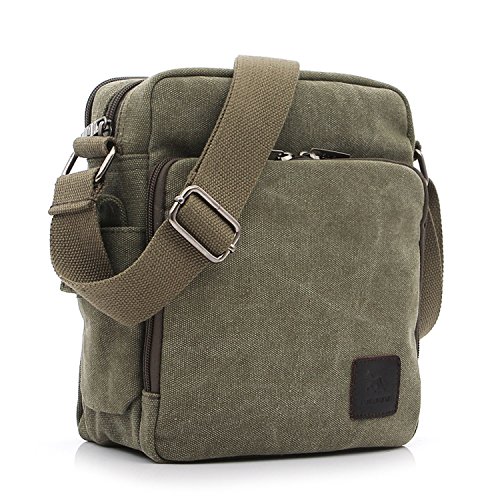 Outreo Canvas Umhängetasche Herren Schultertasche Herrentaschen Taschen von Outreo