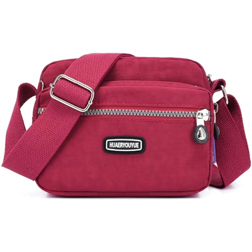 Outreo Schultertasche Designer Umhängetasche Damen Messenger Bag Kleine Reisetasche Wasserdicht Kuriertasche Mode Leichter Taschen für Mädchen von Outreo