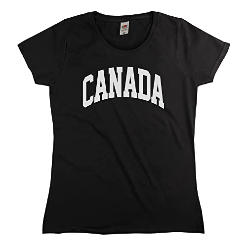 Outsider. Damen Canada T-Shirt - Black - Small von Outsider.