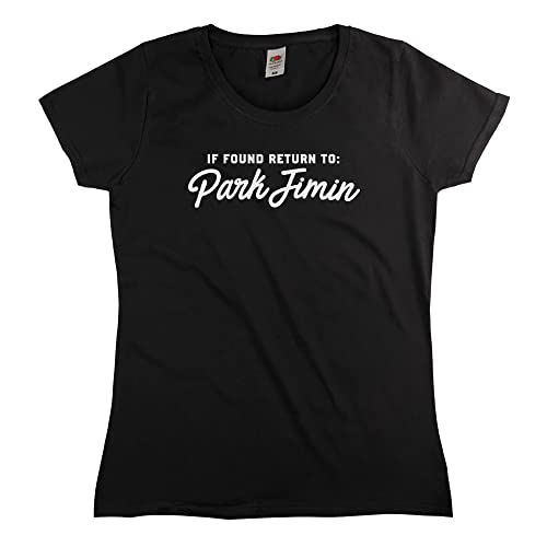 Outsider. Damen If Found Return to Park Jimin T-Shirt - Black - Medium von Outsider.