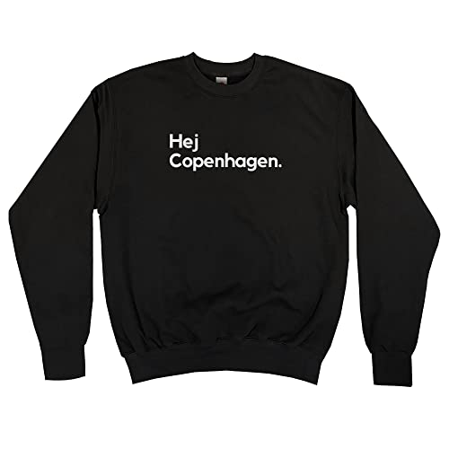 Outsider. Herren Unisex Hello Copenhagen Sweatshirt - Black - X-Large von Outsider.