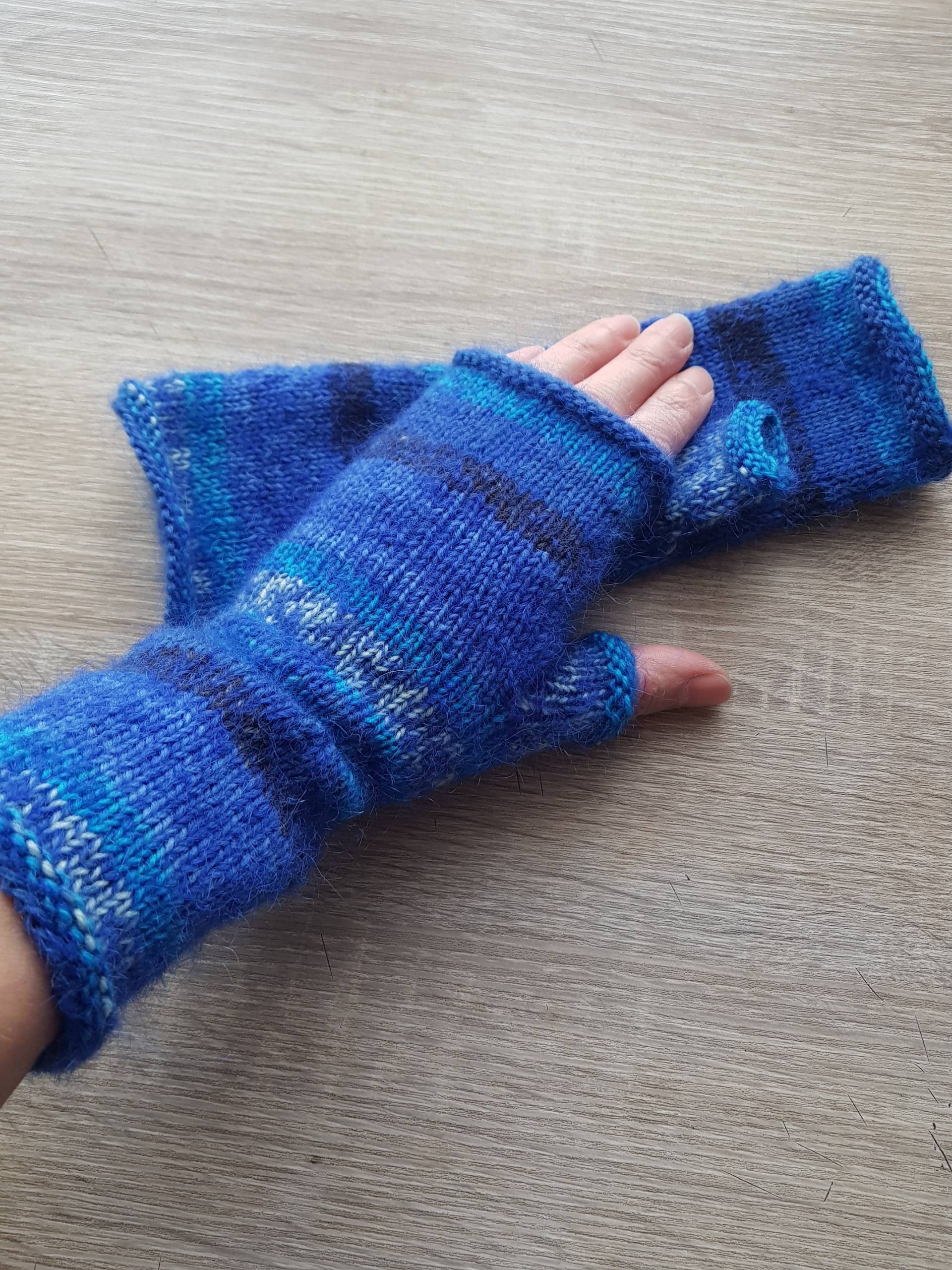 Fingerlose Handschuhe Damen Handstulpen Strickhandschuhe Handgestrickte Armstulpen von OutsiderDesign