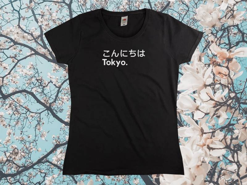 Hallo Tokyo T-Shirt || Damen Xs S M L Xl von Outsidertees