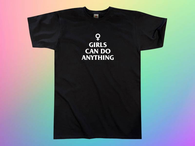 Mädchen Können Alles T-Shirt || Unisex Erwachsene/Herren S M L Xl von Outsidertees