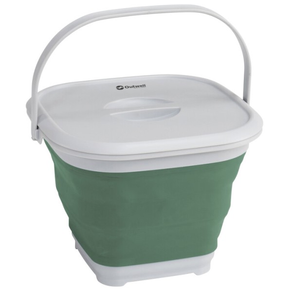 Outwell - Collaps Bucket Square with Lid - Wasserträger Gr 9 l grau von Outwell