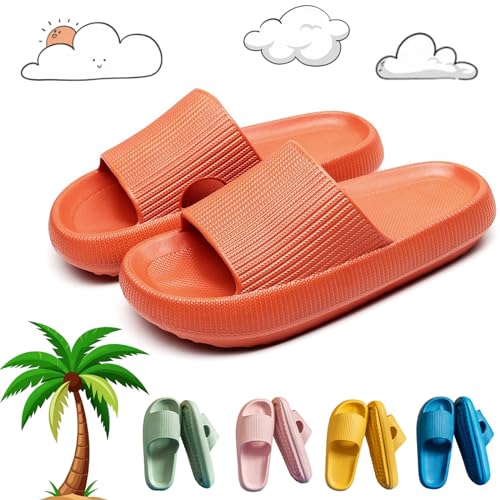 Orthoslipper Original,Orthoslipper-Das Original Für Maximalen Komfort,Orthoslipper Wolkenschuhe Cloudyzz (Orange, Erwachsene, 38, Numerisch (von/bis), EU Schuhgrößensystem, 39, M) von Oveallgo