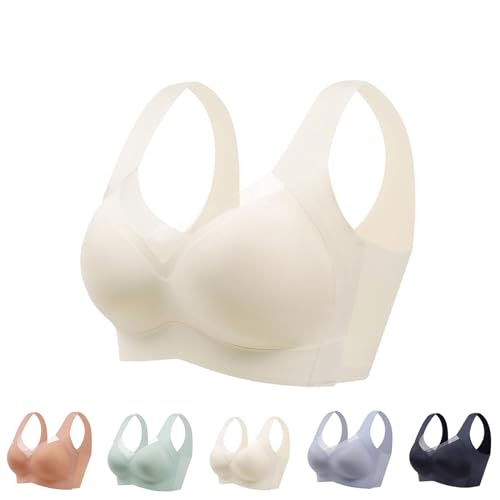 Oveallgo Hatme BH Original, Hatme Haltungskorrektur BH, Hatme Korrektur BH, Hatme Haltungs BH, BH Damen Ohne BüGel Hatme (DE/NL/SE/PL, Alphanumerisch, XL, Regular, Regular, Sekt) von Oveallgo