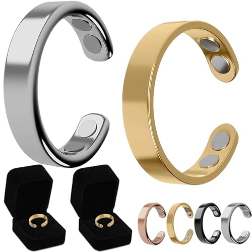 Oveallgo Sömni Ring Damen Wechseljahre (Silber+Gold) von Oveallgo