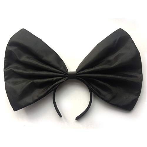 Offiziell verlissener Superstar-Sängerin SIA-Stil Kostüm Perücke Haarschmuck Große schwarze Schleife Kopfschmuck Haarband große Schleife Kopfschmuck für Frauen Mädchen Cosplay Halloween Party Offiziell verlissener Superstar-Sängerin SIA-Stil Kostüm Perücke Haarschmuck Große schwarze Schleife Kopfschmuck Haarband große Schleife Kopfschmuck für Frauen Mädchen Cosplay Halloween Party von Ovenot
