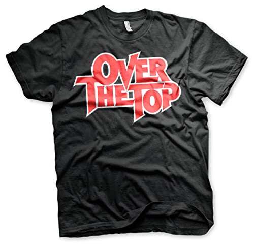 Over the Top Offizielles Lizenzprodukt Logo T-Shirt (Schwarz), X-Large von Over the Top