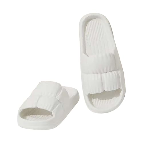 OverDose Boutique Rutschfeste Hausschuhe für Herren Damen Freizeitpantoffeln den Innenbereich mit weicher Sohle Außenbereich Sommerschuhe Größe White Gr.36 von OverDose Boutique