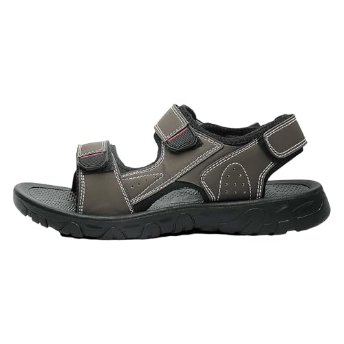OverDose Boutique Trekkingsandalen Herren Sportsandalen Trekking Schuhe Dämpfung Open Toe Herrensandalen Dämpfende offene Zehenpartie Mesh Sandalen Sale Brown gr.40 größe von OverDose Boutique